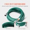 Vevor Suction Hose 2 in x 20 ft Green High Quality Hose Complete Fittings TSH051020-CE - alternate 2
