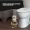 Everflow Extra Thick Toilet Gasket Wax Ring w/ Flange & Bolts Fits 3''&4'' Line TRZR1005 - alternate 2