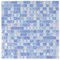 Apollo Tile Mingles 11.6 in. x 11.6 in. Glossy Sky Blue Glass Mosaic Wall and Floor Tile 18.69 sqft/case, 20PK MIX1588BL580A - alternate 1