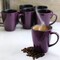 Elama Mulberry 14 oz Stoneware Mugs in Purple, 6PK EL-MULBERRY-6PC-CUPS - alternate 2