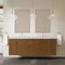 James Martin Vanities Laurent 72" Double Vanity, Honey Oak w/ 3 CM Lime Delight Silestone Top 545-V72-HNO-3LDL - alternate 3
