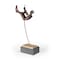 Homeroots 15" Bronze Resin Pole Vaulting Man Tabletop Sculpture 574076 - alternate 2