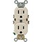 Leviton 15A Light Almond Commercial Grade 5-15R Duplex Outlet S06-0BR15-0TS - alternate 2