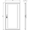 Siemens ALPHA 125 NF transparent door with cover frame for flush mounting single 8GK9507-7KK20 - alternate 2