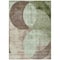 Homeroots 10' X 14' Artichoke Green Brown And Beige Geometric Washable Indoor Outdoor Area Rug 604904 - alternate 2