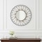 Homeroots 38" Bronze Metal Round Framed Accent Mirror 274512 - alternate 2