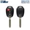 Kaba Ilco Toyota 3-Button Remote Head Key RHK-TOY-3BH3 - alternate 1
