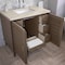 James Martin Vanities Portland 36" Single Vanity, Whitewashed Walnut, w/ 3 CM Tajnar Eclos Top 620-V36-WW-3TJR - alternate 2