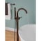 Delta Trinsic Single Handle Floor Mount Tub Filler Trim with Hand Shower T4759-RBFL - alternate 2