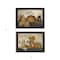 Homeroots Set Of Two May Our Hearts Be warm 3 Black Framed Print Kitchen Wall Art, 2PK 407114 - alternate 2