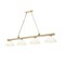 Z-Lite Cordon Heritage Brass 4 Light Billiard 2306-4HBR-PWH - alternate 1