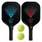 Franklin Sports Pickleball and Paddle Set, Aluminum, Blue/Red, 2PK 52745 - alternate 1