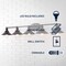 Jonathan Y July 46" 5-Light Industrial Farmhouse 5-Light Metal Vanity Light, Oil Rubbed Bronze JYL7905A - alternate 2