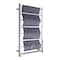 Anzzi Bell Series 8-Bar Wall Mounted Electric Plug-In Bathroom Towel Warmer Rack in Polished Chrome Finish TW-AZ026CH - alternate 2