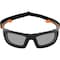 Klein Tools Safety Glasses, Anti-Fog & Anti-Scratch, Gray Lens, Black/Orange Frame, Full-Frame 60471 - alternate 2