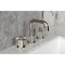 Kingston Brass Widespread Bathroom Faucet with Push Pop-Up Drain, Polished Nickel KS1416KNX - alternate 2