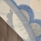 Homeroots 8' Blue And Gray Round Floral Indoor Outdoor Area Rug 546837 - alternate 2