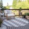 Homeroots 8' Purple And Lilac Round Geometric Washable Indoor Outdoor Area Rug 577099 - alternate 2