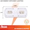 Arcon Arcon 20712N; Interior Ligh; LED Ceiling Double Light; 12 Volt; Soft White; Clear Lens; Single 20712N - alternate 3