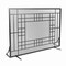 Lavish Home Fireplace Screen Single Panel Gate with Protective Mesh Spark Guard for Fire Place 80-FPSR-15 - alternate 2