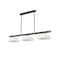 Z-Lite Vanguard Matte Black + Rubbed Brass 3 Light Billiard 3050-3MB-RB-DWL14 - alternate 2