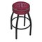 Holland Bar Stool Co 30" 4" Texas A&M Cushion Seat, Blk Wrinkle Base Swivel Bar Stool L8B130TexA-M - alternate 1