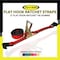 Tie 4 Safe 2'' x 40' Ratchet Tie Downs w/ Flat Hook WLL: 3,333 lbs. Red RT04C-540-M11N-R-C-1 - alternate 2