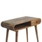 Homeroots 35" Brown Solid Wood Writing Desk 723450 - alternate 2