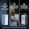 Edendirect 70 pt. 5,500 sq. ft. Energy Star Dehumidifier for Basement in White w/ Viewable Water Level Bucket ZRB0G8LD2G3K - alternate 2