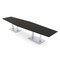 Skutchi Designs Hexagon Conference Table With Power, 48 in W, 168 in L, Black HAR-HEX.IR-48X168-DOU-U999ST19-NA - alternate 1