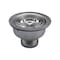 Keeney Basket Strainer, 4 3/8 in Dia, Stainless Steel, Venetian Bronze, 3 1/4 in Dia Mesh, Locking Shell 1435SS - alternate 2
