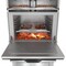 Koolmore 28.15 inch Stainless Steel Professional Charcoal Oven With Warming Racks And Bottom Cabinet KM-CHO28-SS-TRB - alternate 2
