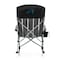 Picnic Time Family Of Brands Carolina Panthers - Outdoor Rocking Camp Chair, (Black) 805-01-175-054-2 - alternate 2