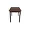 Homeroots 48" Raw Umber Solid Wood Dining Table 548855 - alternate 1