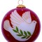 Homeroots Peace on Earth Dove Hand Painted Mouth Blown Glass Ornament 477448 - alternate 2