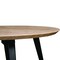 Leisuremod Round 47 in W, 30 in L, MDF/Metal, Butternut RTM47BN - alternate 2