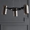 Jonathan Y Loki 22" 3-Light Adjustable Metal LED Chandelier, Brushed Nickel/Black JYL6128A - alternate 3