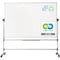 Mastervision Dry Erase Board, Melamine, 48 in, 36 in, Aluminum Frame, White, Matte RQR0221 - alternate 1