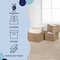 Happimess Arden Coastal Cottage Seagrass Scalloped Rectangular Organizing Storage Baskets, Natural, 3PK BSK2013A-3SET - alternate 2