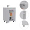 Homeroots Set Of Two White Wood Freestanding Bathroom Vanity With Silver Sink, 2PK 546360 - alternate 2