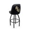 Holland Bar Stool Co Logo Grizzly Florida State Script 30 in. Swivel Bar Stool with Black Wrinkle Finish L048 - alternate 1