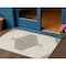 Homeroots 3' X 5' Ivory Beige And Gray Oriental Washable Indoor Outdoor Area Rug 598202 - alternate 1