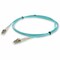 Add-On This Is A 10M Lc (Male) To Lc (Male) Aqua Duplex Riser-Rated Fiber ADD-LC-LC-10M5OM3 - alternate 1