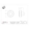 Sealmaster Insert Bearing, ER-12, 3/4 in Bore, 1 27/32 in OD, 0.625 in Outer Ring Wd, Retaining Ring, Set Screws ER-12 - alternate 2