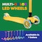 Lifemaster Kids 3-Wheel Scooter with LED Wheels, Adjustable Handlebar, Indoor/Outdoor Yellow,  LIFSCTYL - alternate 2