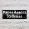 Signmission Papas Asadas Rellenas, 24 Inch x 72 Inch, Vinyl Banner B-72-30774 - alternate 2