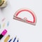 Westcott Soft Touch School Protractor W/ Antimicrobial Product Protection, 6" Ruler Edge, Assorted Colors, 2PK 14376 - alternate 2