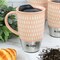 Mr. Coffee Coupleton Teardrop 4Pc 15Oz Stoneware and Stainless Steel Travel Mug Set with Lid Peach 138932.01 - alternate 2