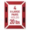 Command Damage-Free Hanging Picture Hanging Strip Pairs, (8) XL, (6) L, (2) Med, Black 17218BLK-16ES - alternate 2