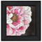 Homeroots Blooms on Black I 2 Black Framed Print Wall Art 405113 - alternate 1